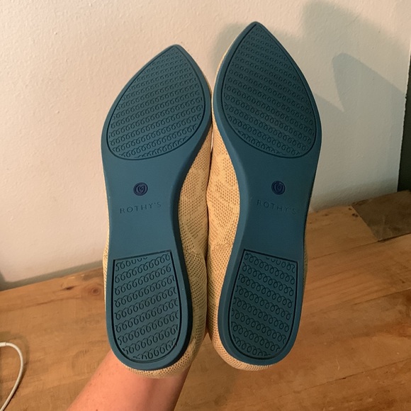 Rothy’s Sahara Gold Point Flats - Size 8 NWT - Picture 6 of 7